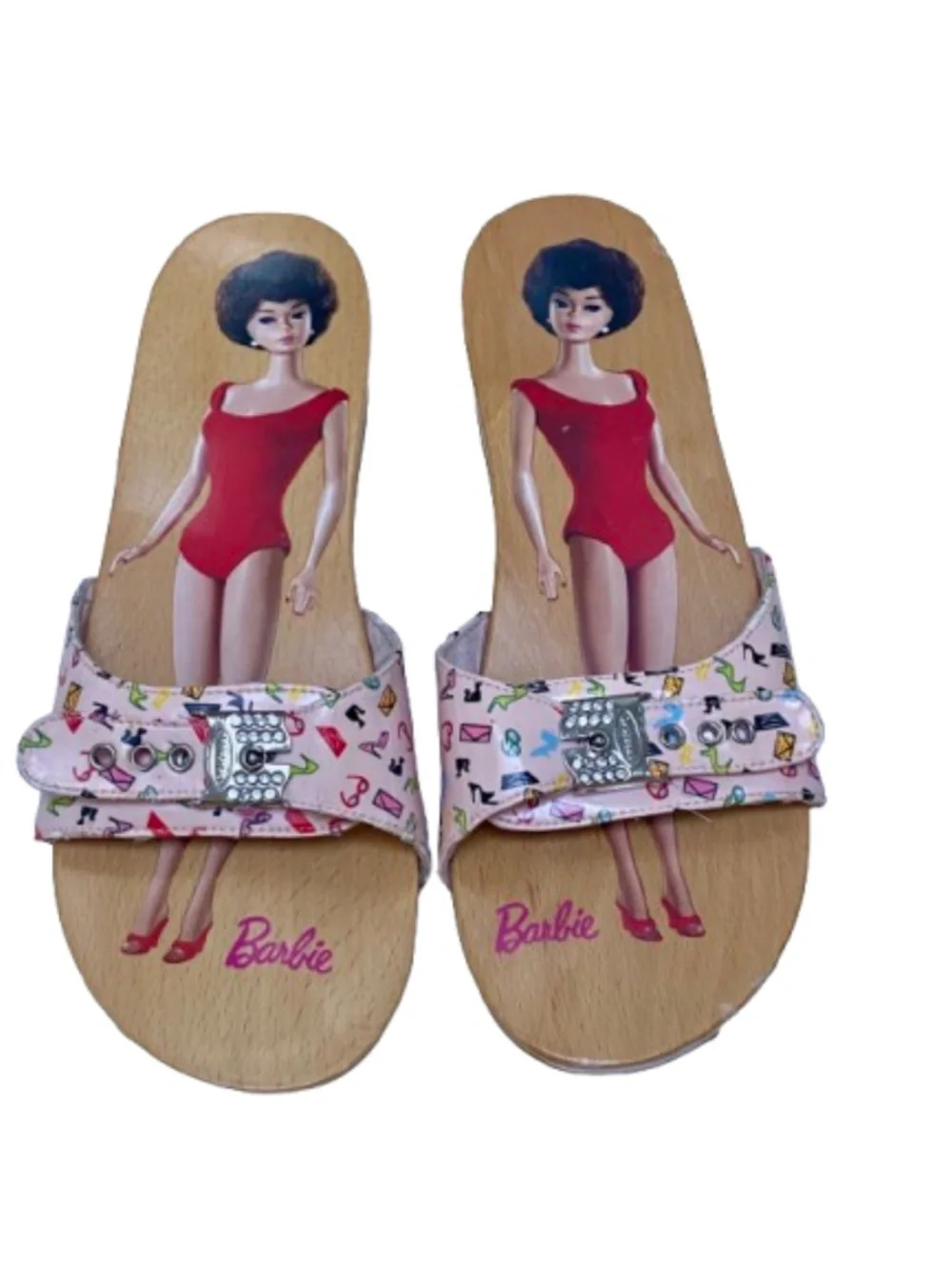 Rare Dr. Scholls x Barbie Limited Edition 50th Anniversary Slides
